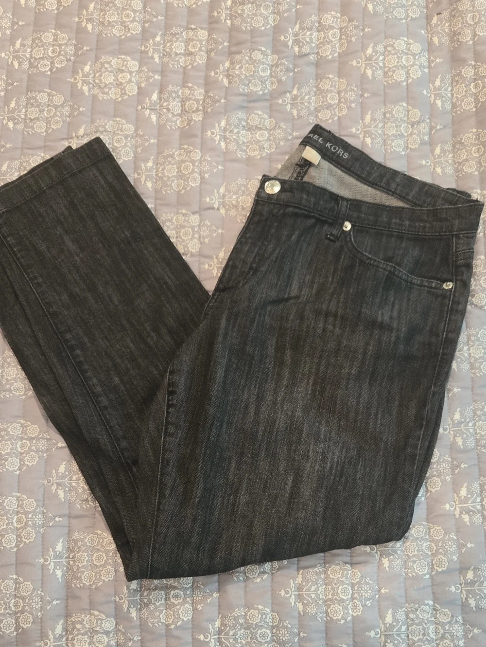 Michael Kors Women's Skinny Jeans in Black Wash